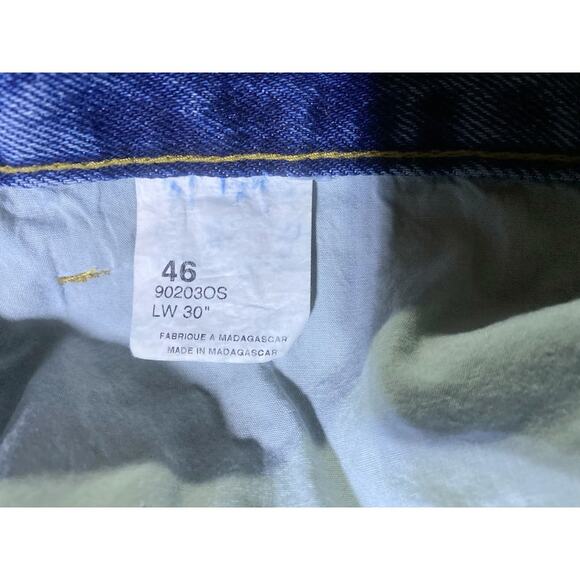 Full Blue Jeans Men's Size 46 x 30 Relaxed Straight Fit - Picture 8 of 8